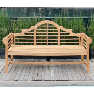 Luxury Solid Teak Wood Garden Bench-Aa