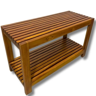 bathroom shower bench teak bristoll