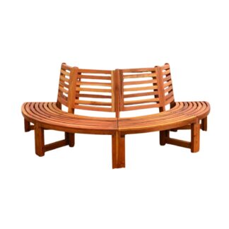Modern Teak Wood Tree Bench Outdoor Garden Furniture
