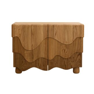 Modern Solid Wood Nightstand Minimalist Bedside Cabinet