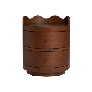 Modern Round Wooden N