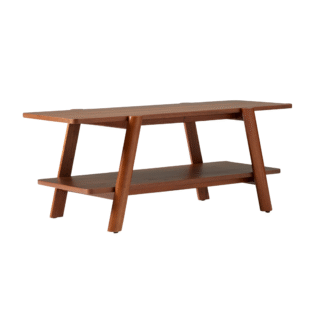 Modern Teak Wood Console Table With Storage Shelf Minimalist Entryway Table Living Room Furniture