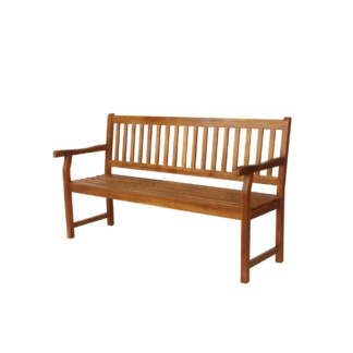 Solid Teak Wood Garden Bench Outdoor Patio Bench Wooden Park Bench Hotel Villa Resort Furniture