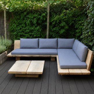 Premium Teak Wood Garden Swing Chair Outdoor Pergola Stand Freestanding Daybed