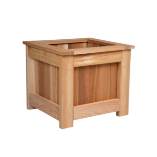 Teak Wooden Square Planter Box Solid Wood Garden Planter Outdoor Indoor Use