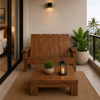 Solid Teak Outdoor Lo