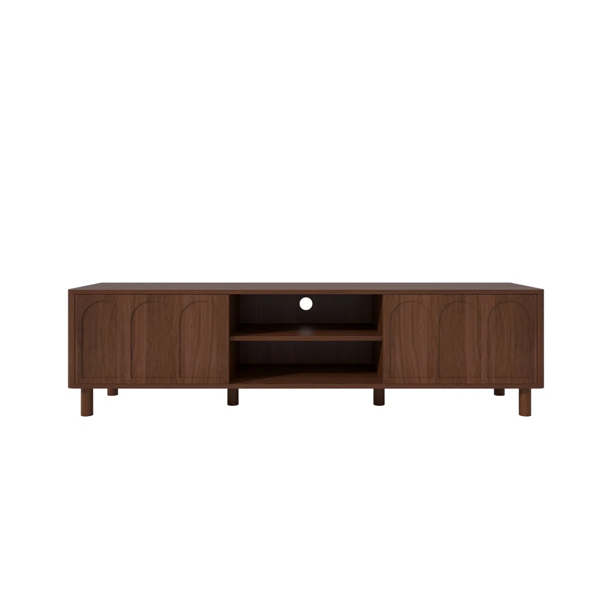 Modern Solid Teak Wood TV Stand Media Console Cabinet Entertainment Center Living Room Furniture Custom