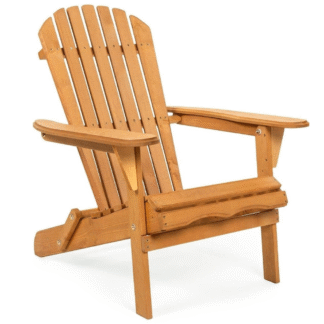 Classic Teak Wood Adirondack Chair for Outdoor Patio