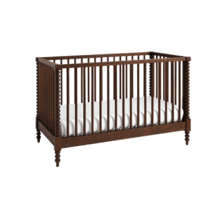 Modern Solid Teak Wood Baby Crib Premium Wooden Nursery Cot Safe Infant Toddler Bed Luxury Nursery Furniture