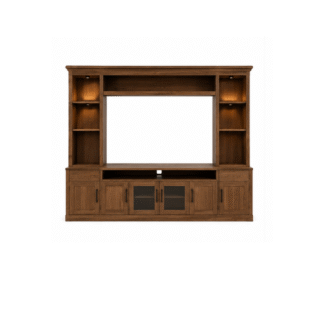 Modern Solid Teak Wood Entertainment Center TV Wall Unit Living Room Display Cabinet Storage Furniture Manufacturer