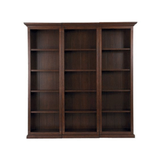 Classic Solid Teak Open Bookcase Large Wooden Display Shelf for Living Room Library Office