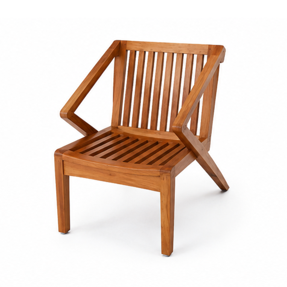 Modern Solid Teak Wood Outdoor Dining Chair Luxury Garden Chair for Hotel Villa Resort Patio Furniture Manufacturer