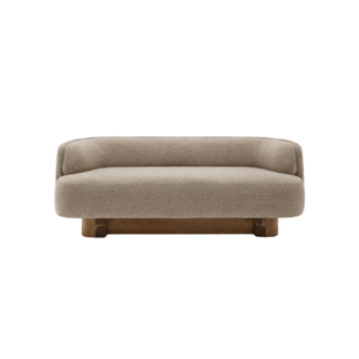 Modern Luxury Curved Upholstered Sofa Solid Wood Base Living Room Apartment Hotel Villa Resort Lounge Furniture