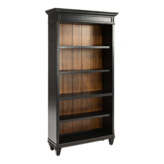 Modern Classic Solid Teak Bookcase Open Wooden Display Shelf for Home Office Library