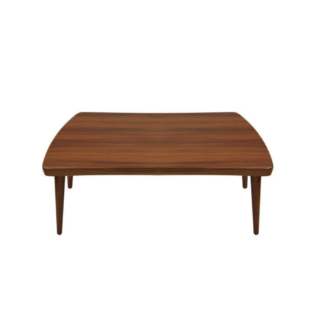 Modern Solid Teak Wood Rectangular Coffee Table Scandinavian Style Furniture
