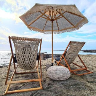 An Artistic Premium Macramé Touch for Ultimate Outdoor Comfort
