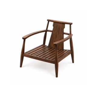 Luxury Teak Wood Outdoor Conversation Set with Four Lounge Chairs and Square Coffee Table for Villa Resort Patio