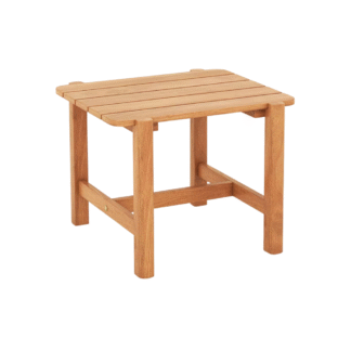 Solid Teak Square Side Table Outdoor Patio Wooden End Table for Hotel Resort Villa Garden Furniture Supplier