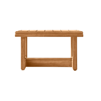 Solid Teak Wood Outdoor Bench Garden Patio Furniture Seating Bench for Hotel Cafe Restaurant Home and Commercial Project Use