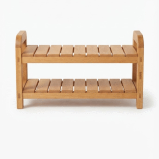 Solid Teak Wood Bathroom Bench
