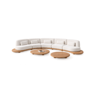 Luxury Teak Outdoor Modular Sofa