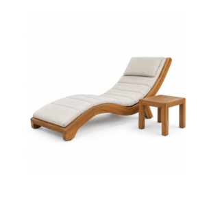 Sun Lounger with Cushion Garden Hotel Resort