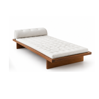 Teak Wood Outdoor Sun Lounger Poolside
