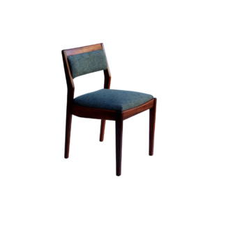 Teak Wood Upholstered Dining Chair