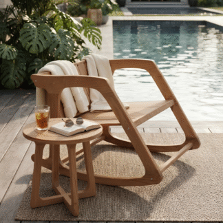 Teak Wood Leisure Chair Outdoor