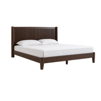 Elegant Solid Wood King Bed