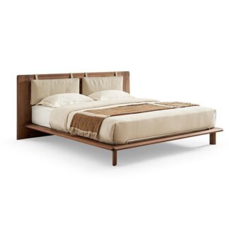 Japandi Teak Low Profile Bedframe