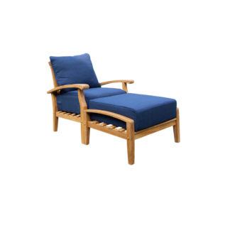 Teak Wood Reclining Lounge Chair
