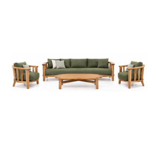 Solid wood outdoor sofa set garden furniture