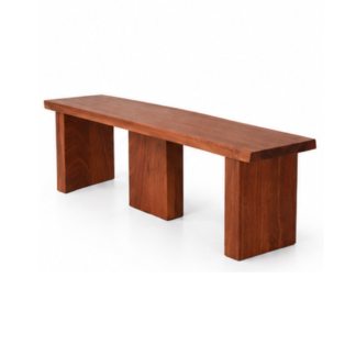 Solid Teak Wood Indoor Bench Long Wooden