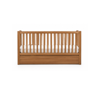 Teak Natural Wood Baby Cot