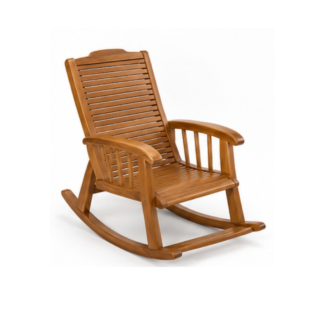 Solid Teak Wood Outdoor Rocking Chair