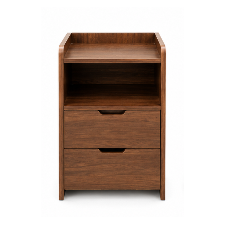 Modern Solid Wood Nightstand