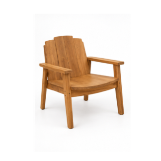 Solid Teak Outdoor Lounge Chair