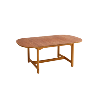 Solid Teak Wood Oval Dining Table