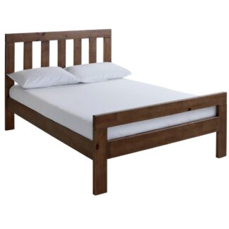 Teak Bed Frame Vertical Spindle