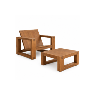 Solid Teak Outdoor Lounge Set