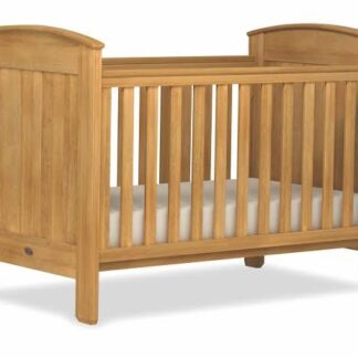 Teak Baby Cot Bed Arched TopCap