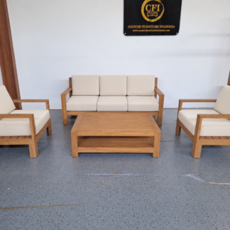 Teak Sofa Slatted Coffee Table