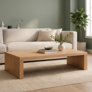 Modern Teak Wood Coffee Table